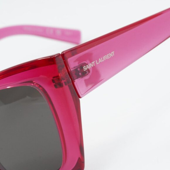 ?️ New Saint Laurent SL552 004 Sunglasses - Pink Frame, Black Lenses main image 5